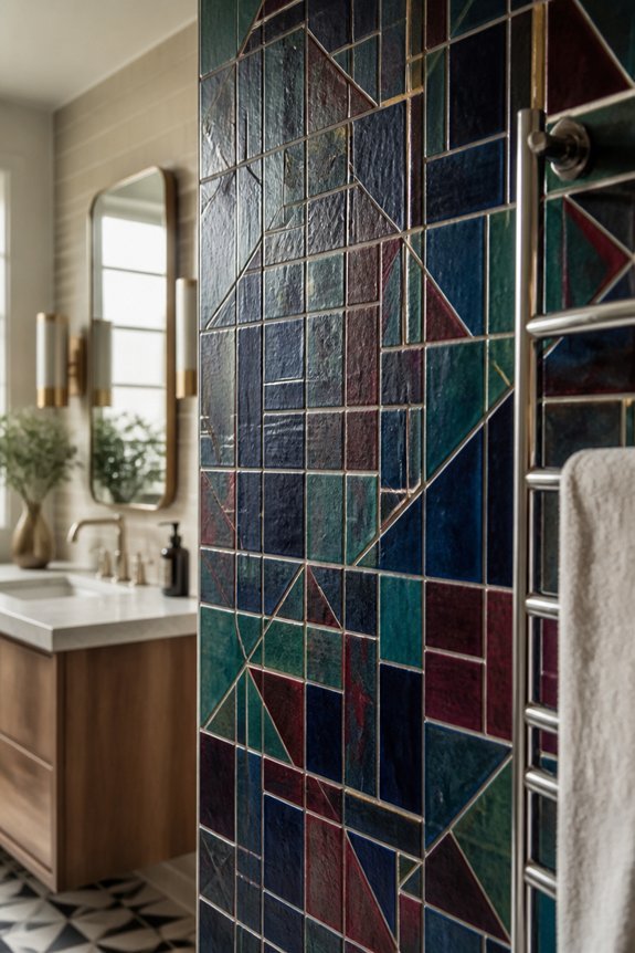 mosaic tiles artistic installations