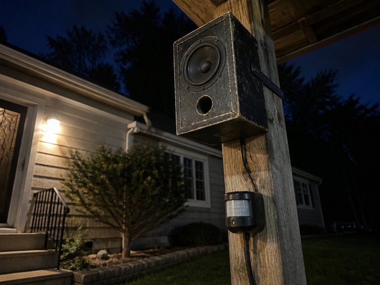 motion activated halloween audio effects