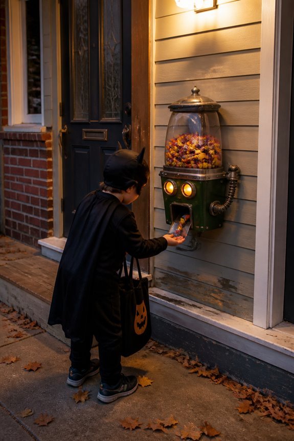 motion activated halloween candy dispenser