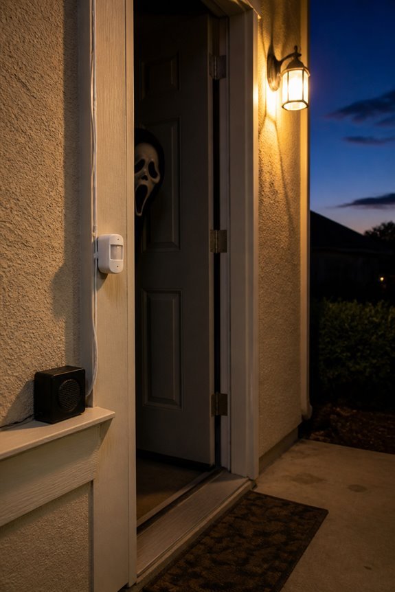motion activated scary decor