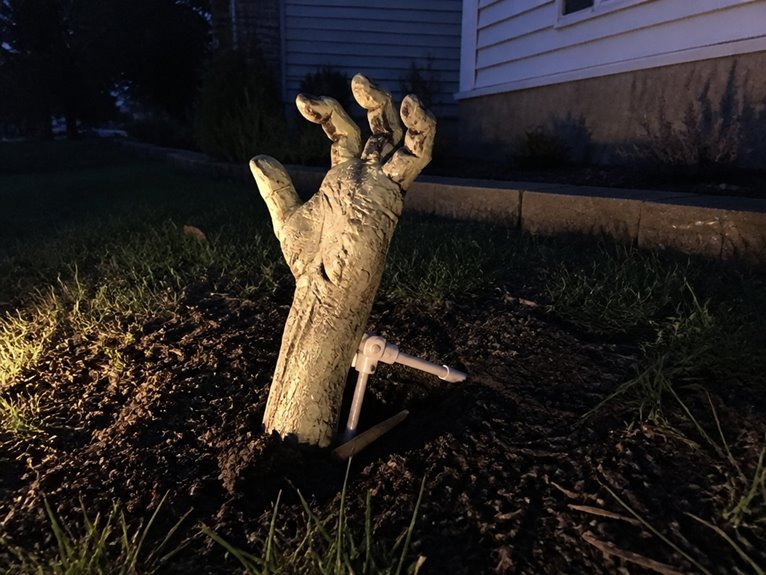 motorized zombie hand prop