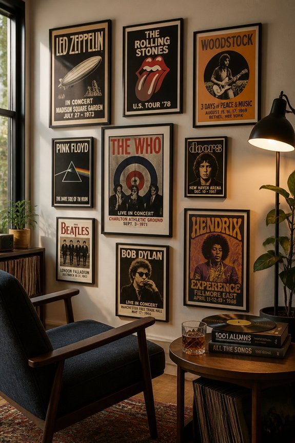 musical memorabilia decorative accents