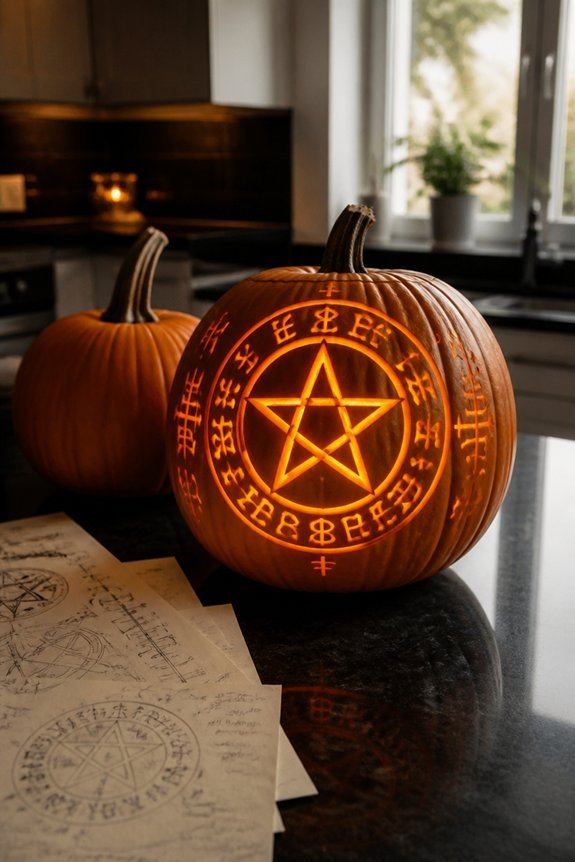 mystical symbols for carving