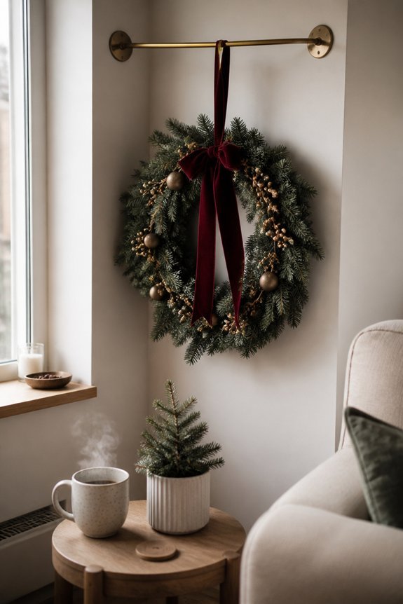 nail free corner wreath hangers