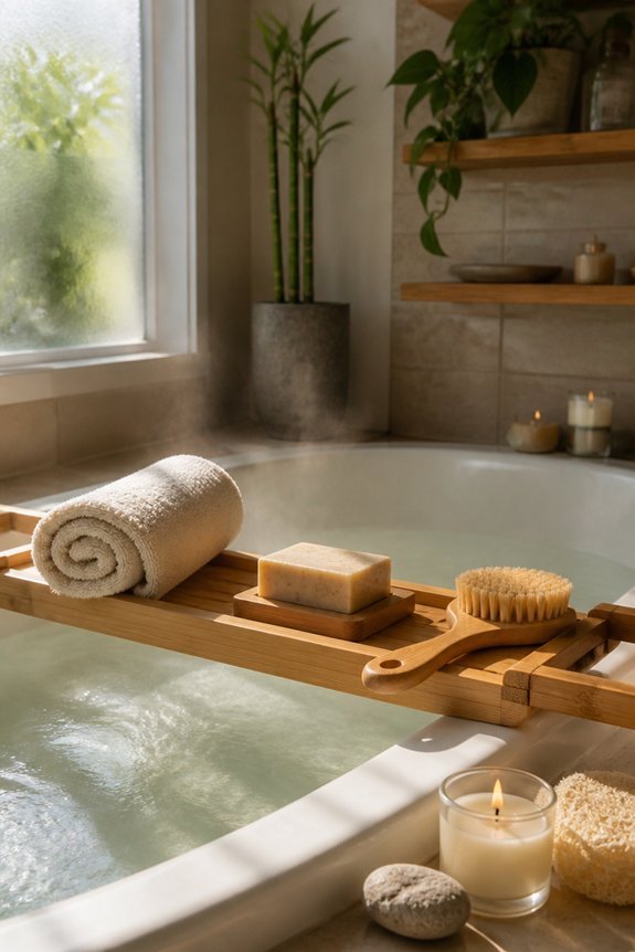 natural functional bath accessories