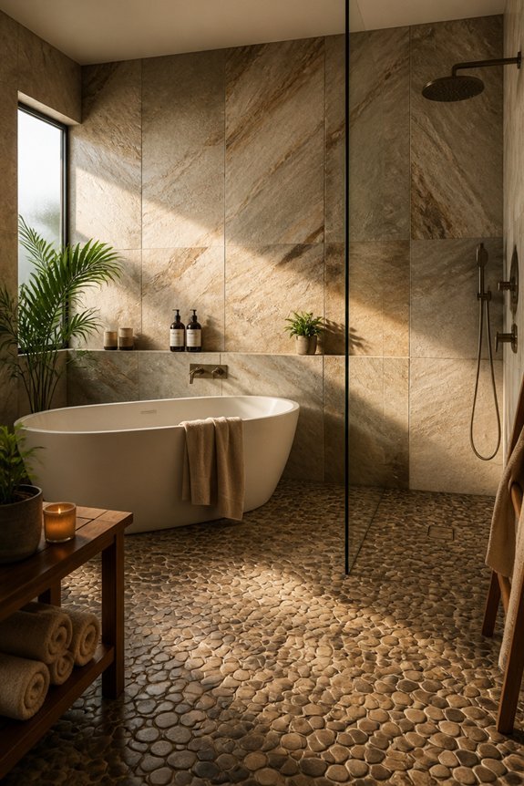 natural stone tile aesthetics