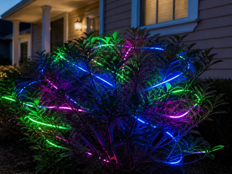 neon glow stick accents