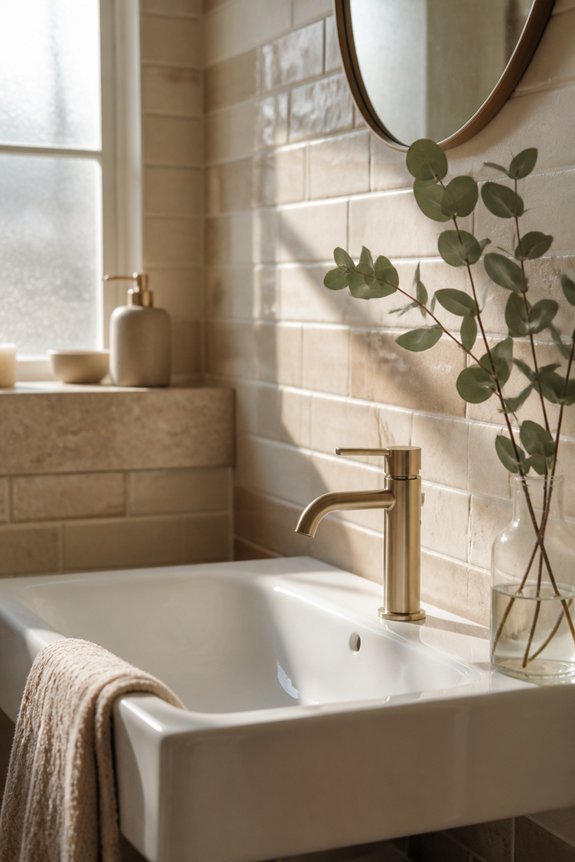 neutral tiles for relaxation