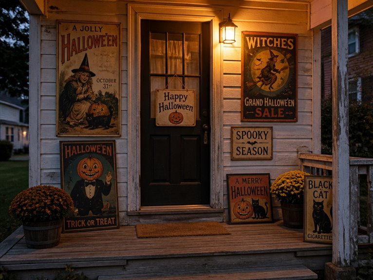 nostalgic vintage halloween decor