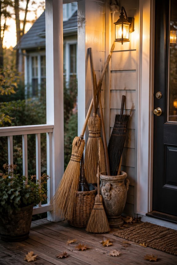 odd numbered broomstick groupings