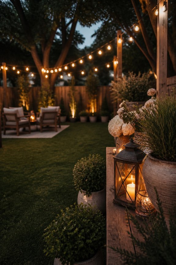 outdoor ambiance for gatherings