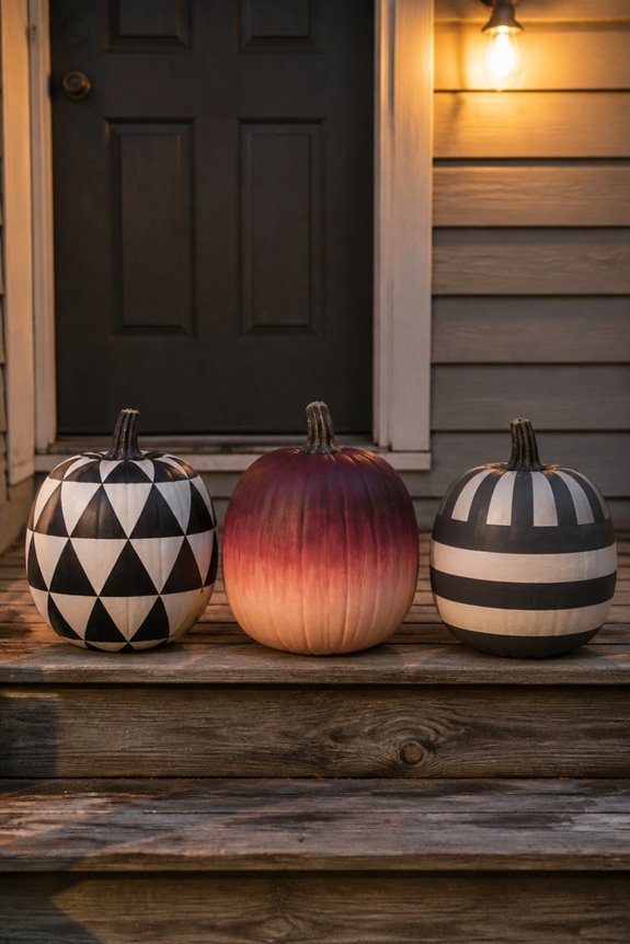 paint instead of carving pumpkins