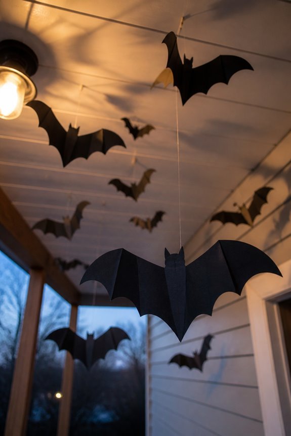 paper bats for classroom decorations