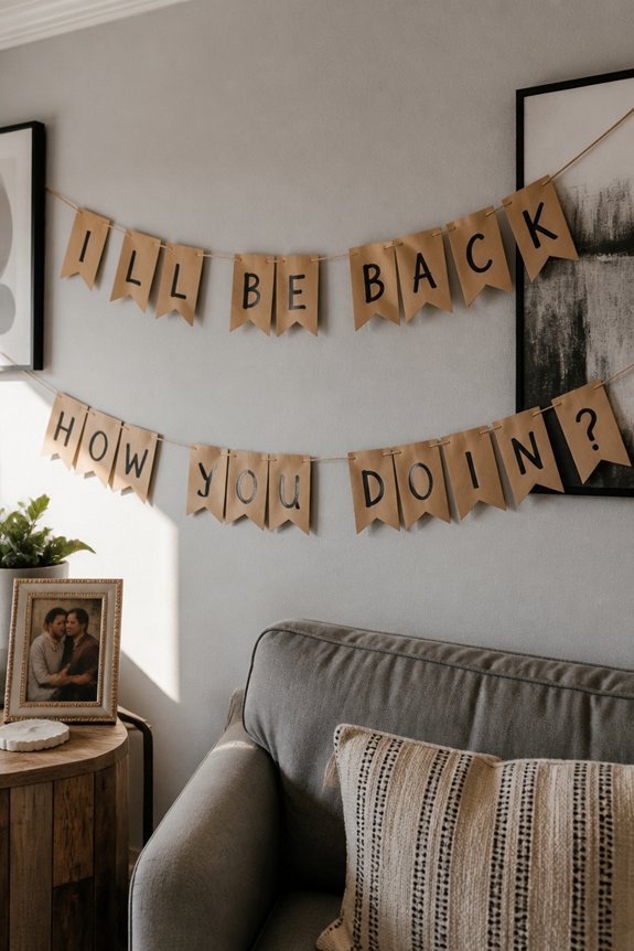 personalized movie quote banners