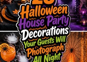 photographic halloween party decor