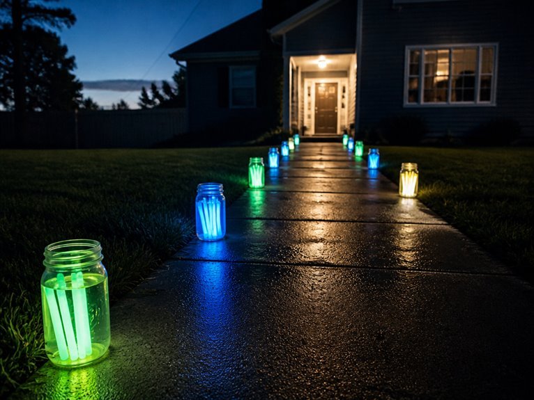 portable glow stick lighting