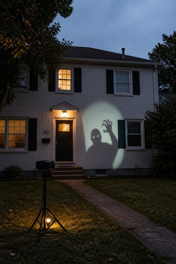 projector powered dynamic horror decorations