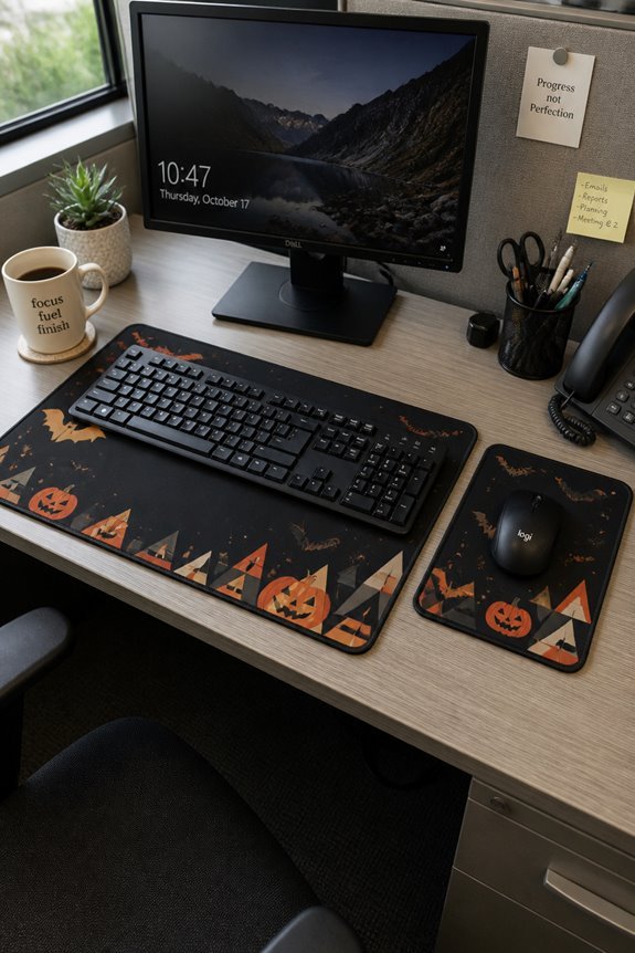 protective seasonal desk accessories