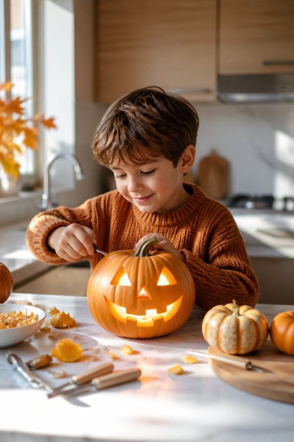 pumpkin patch carving layout