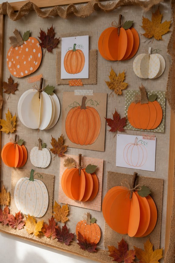 pumpkin themed interactive student bulletin