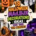 quick halloween mailbox decor