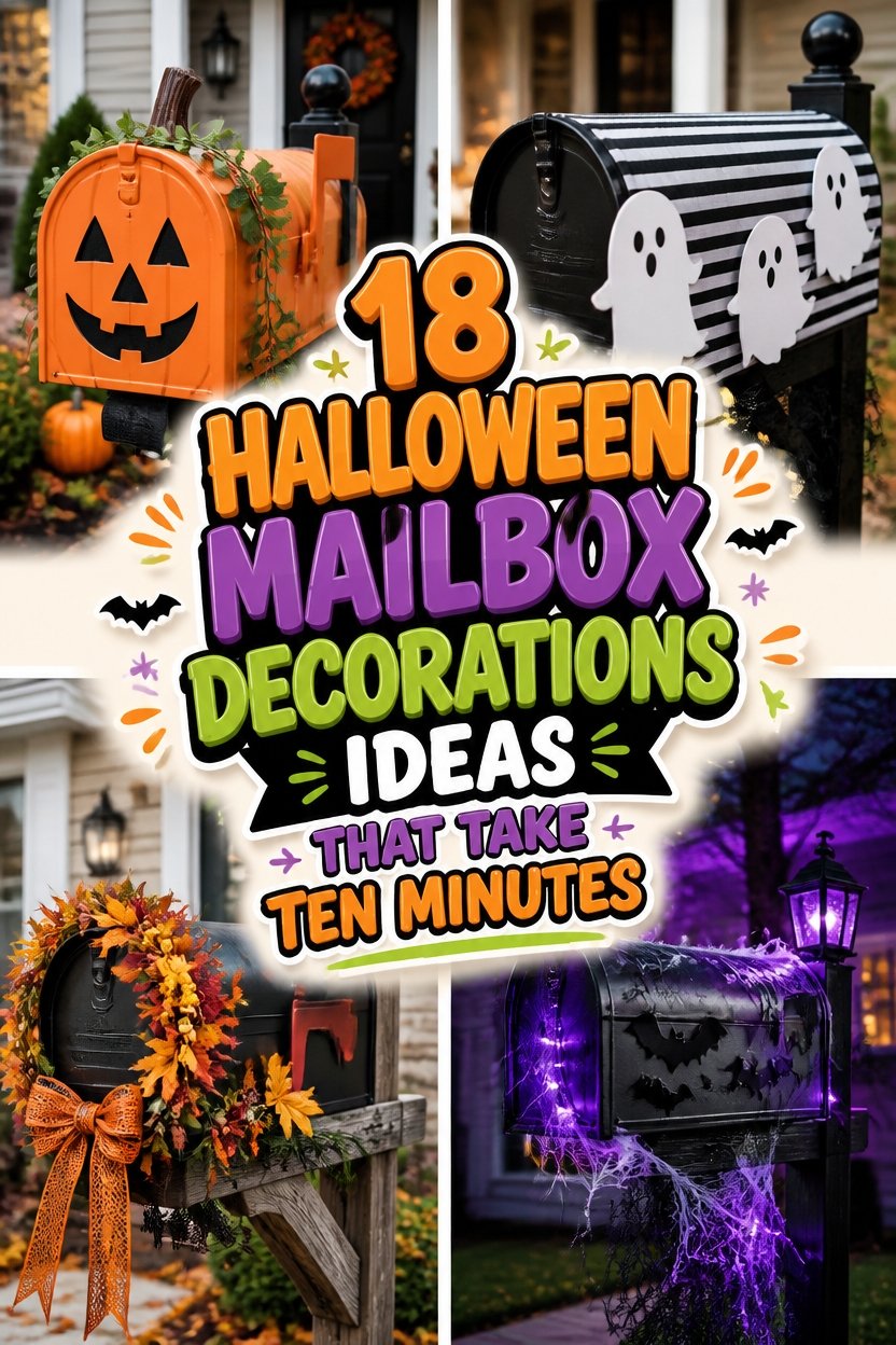 Halloween Mailbox Decorations