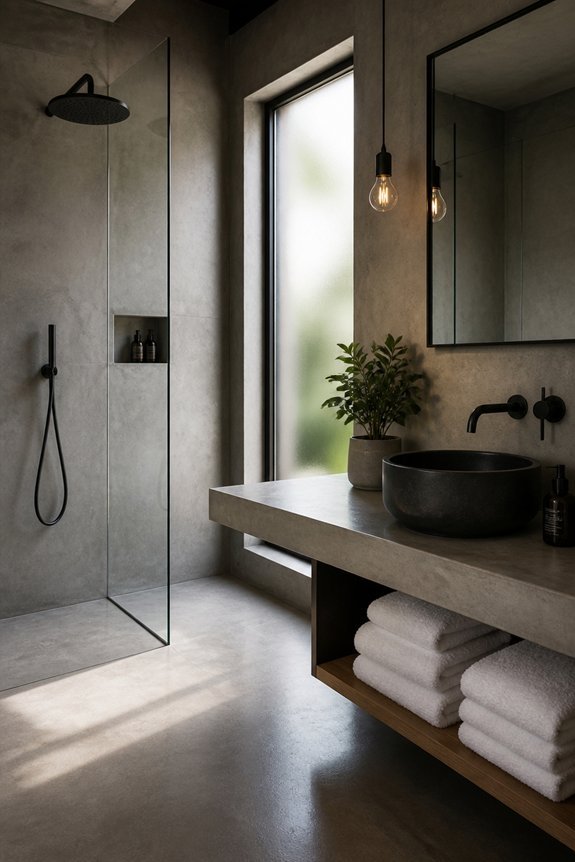 raw industrial concrete aesthetics