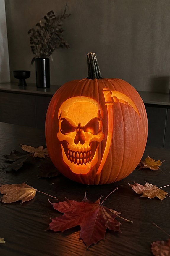 reaper pumpkin carving guide