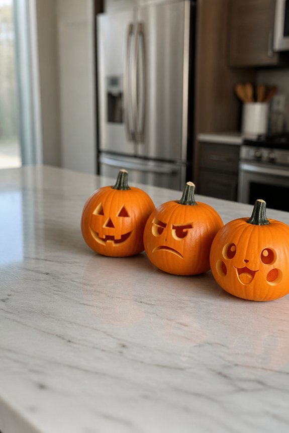 recognizable carved character faces