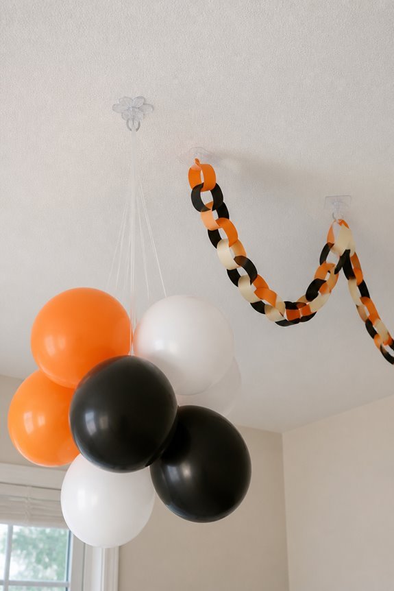 renter friendly ceiling decorations