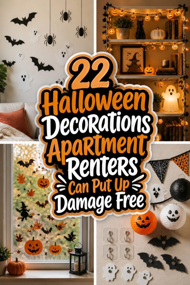 renter friendly halloween decorations
