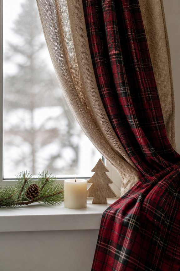 rustic farmhouse window decor