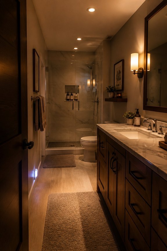 safe nighttime bathroom navigation