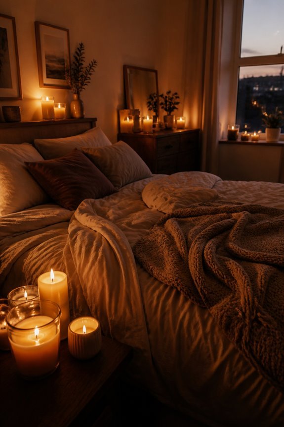 scented flickering atmospheric lighting