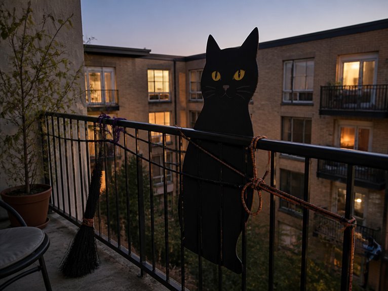 secure oversized balcony decorations