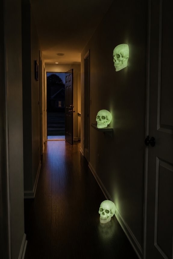 self illuminating decorative skulls