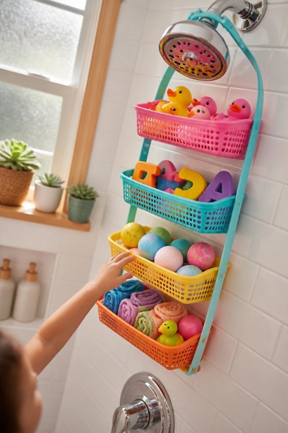 shower caddy for bath toys