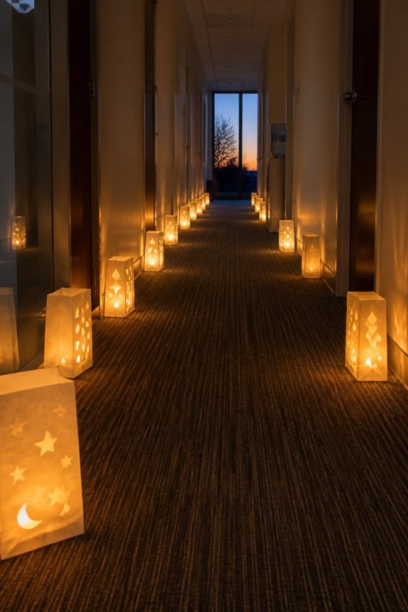 simple battery powered luminarias