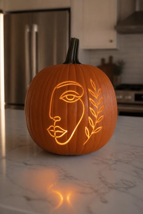 simple elegant pumpkin designs