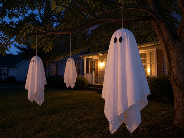simple ghost decorations tutorial