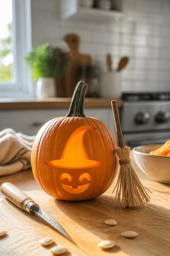 simple pumpkin carving design