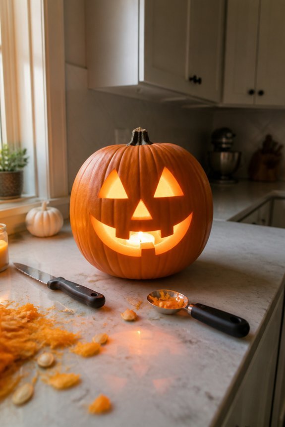 simple recognizable pumpkin design