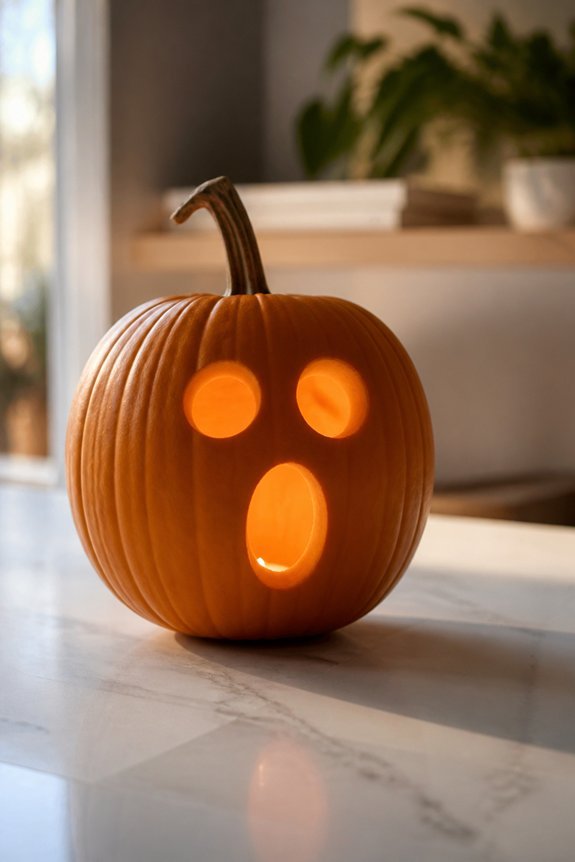 simple spooky ghost design