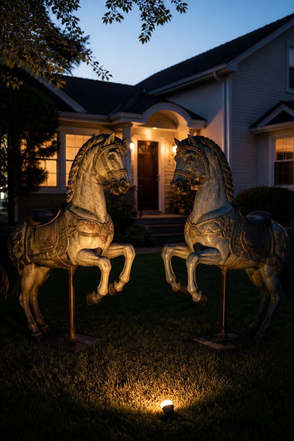 sinister carousel halloween displays