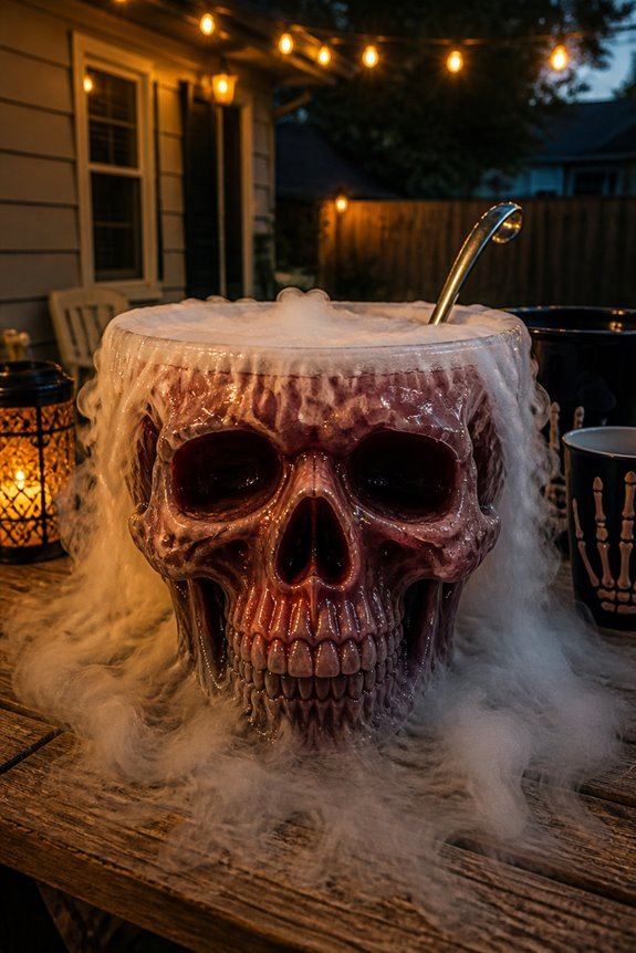 skull bowl fog punch
