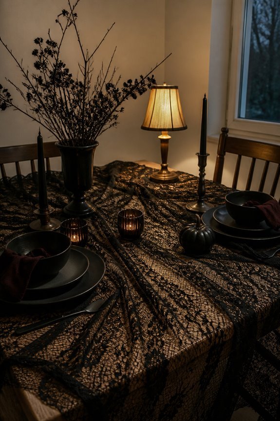 sophisticated gothic layered elegance