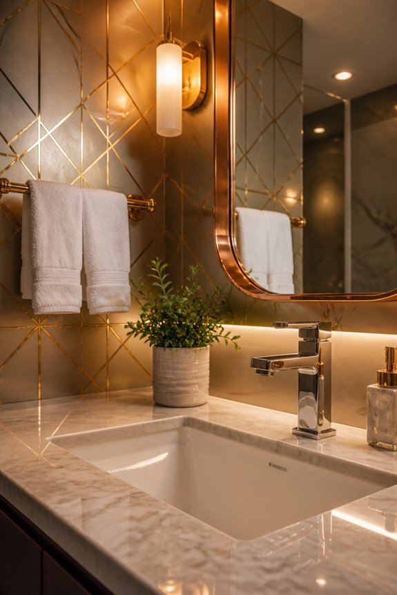 sophisticated metallic wallpaper designs