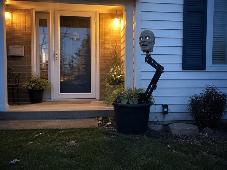 sound activated halloween decorations