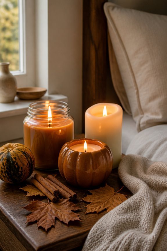 soy based seasonal pumpkin candles