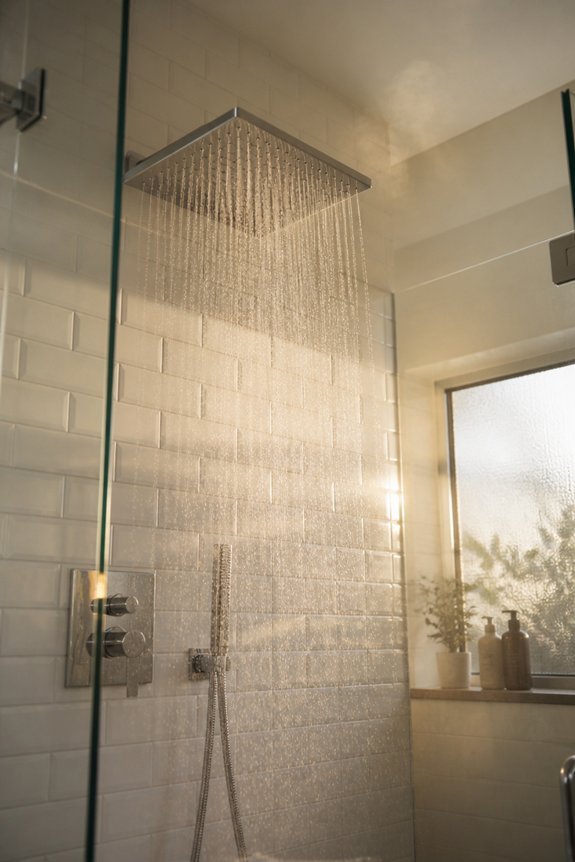 spa like rainfall showerheads installation